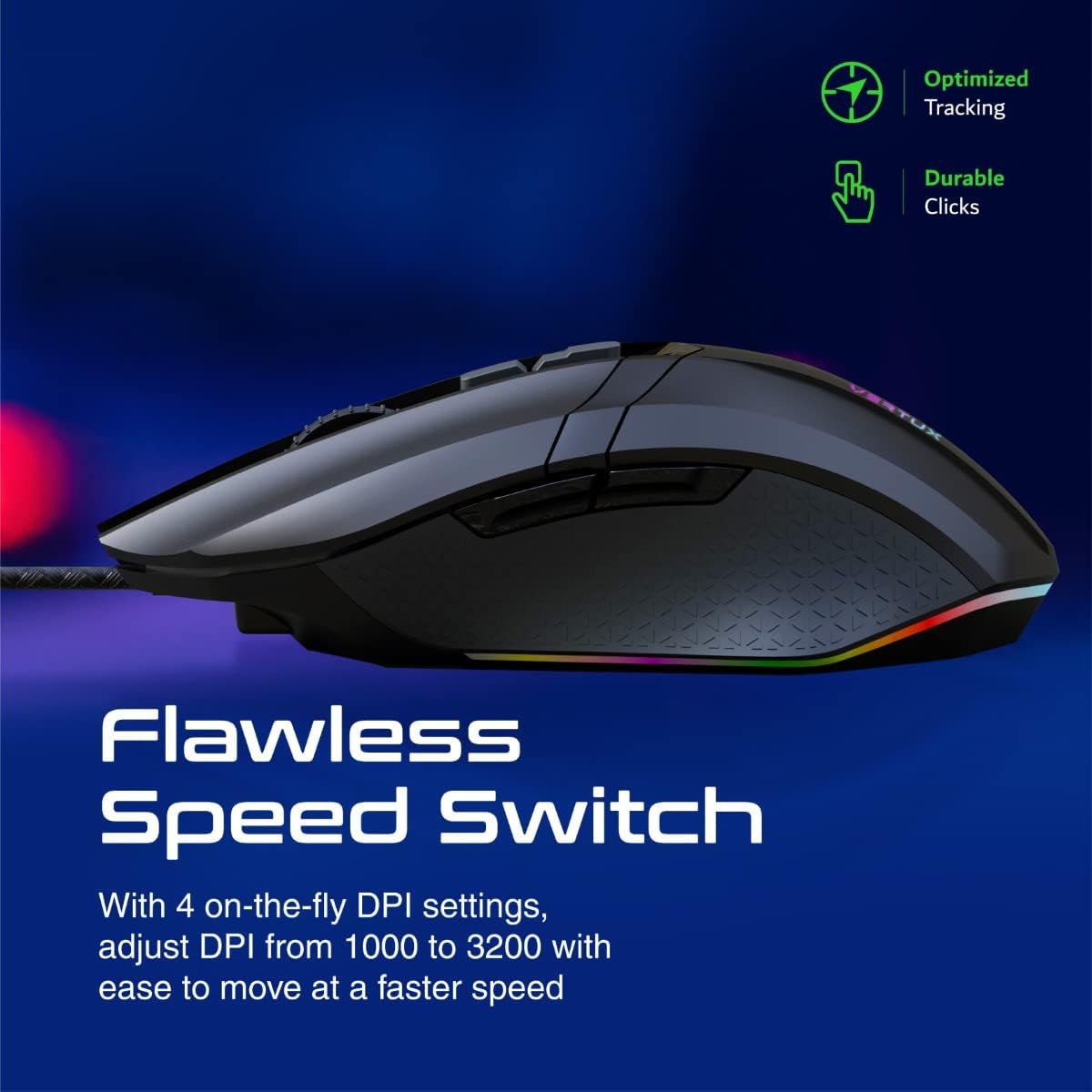 Vertu 4 In 1 Gaming Starter Kit, Rainbow Backlit Wired Gaming Keyboard & Mouse Combo, RGB Foldable Gaming Mouse Pad, Pro Gaming Over Ear Headset | Vertux kit Vertu 4 In 1 Gaming Starter Kit, Rainbow Backlit Wired Gaming Keyboard & Mouse Combo, RGB Foldable Gaming Mouse Pad, Pro Gaming Over Ear Headset | Vertux kit